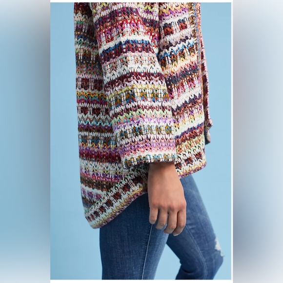 Anthropologie DRA Los Angeles YOKO Colorful Kimono /Cardigan Jacket - Picture 2 of 11